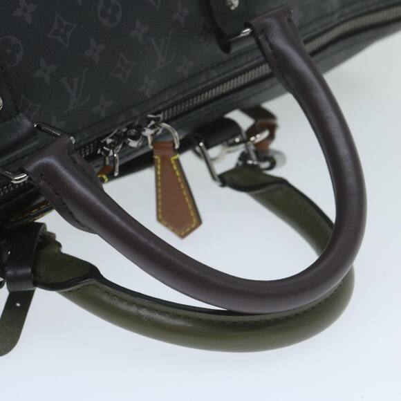 LOUIS VUITTON Monogram Eclipse Keepall Bandouliere 50 Bag M56856 - Picture 7 of 16